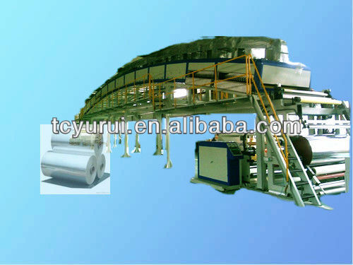 High speed BOPP package tape coating machine