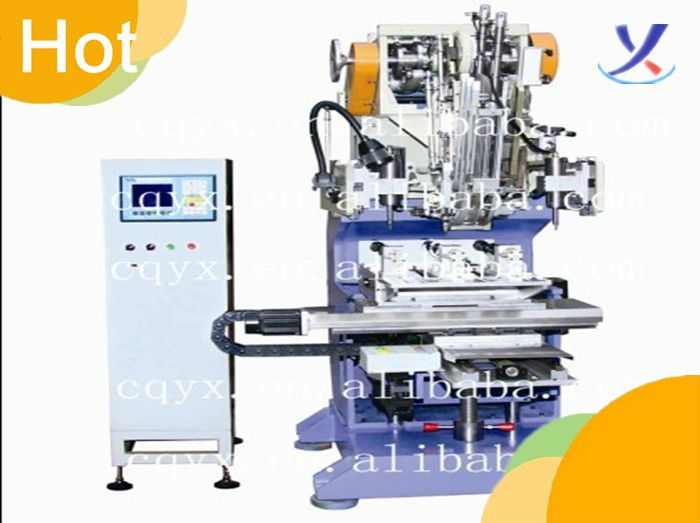 High-Speed Flat Wire Brush Drilling and Tufting Machine