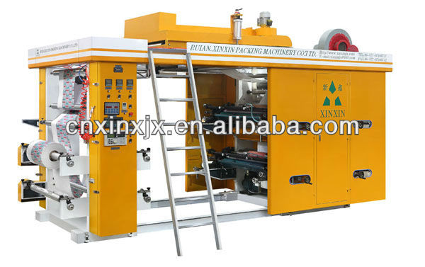 high speed flexographic printing machine 100m/min with belt control