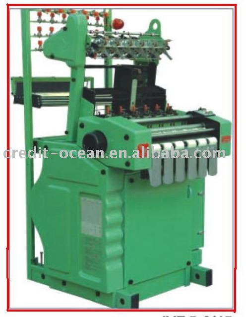 High speed shuttle less ribbon needle loom machine