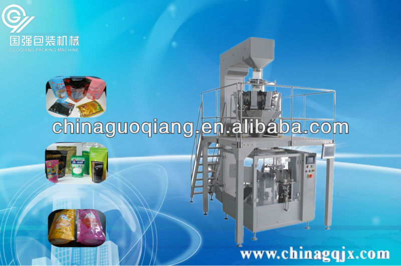 High Standard Automatic Dry Food Doypack Pounch/ Standing Bag Packaging Machine