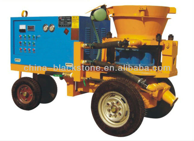 High working efficiency dry-mix shotcrete machine