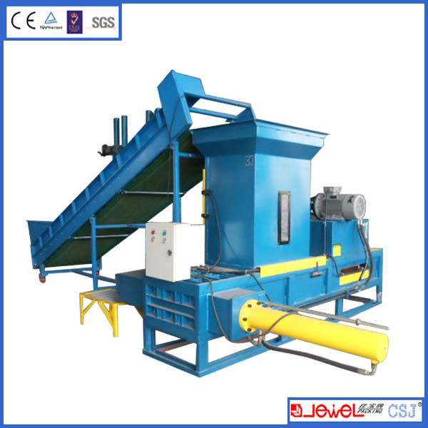 High Yield Wood Sawdust Compress Bagging Baler Machine