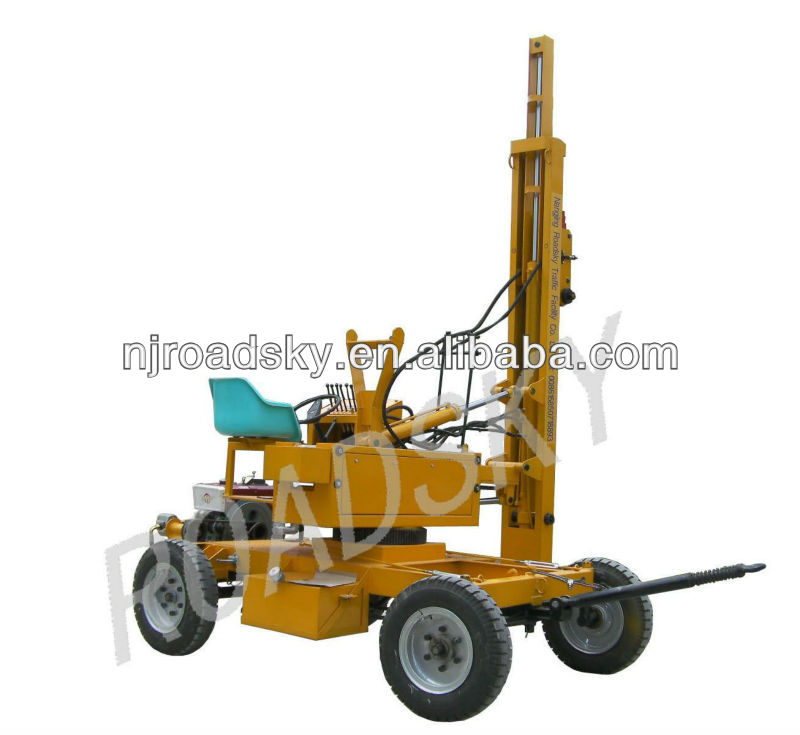 Highway Guard Rail Pile Driver Hammer