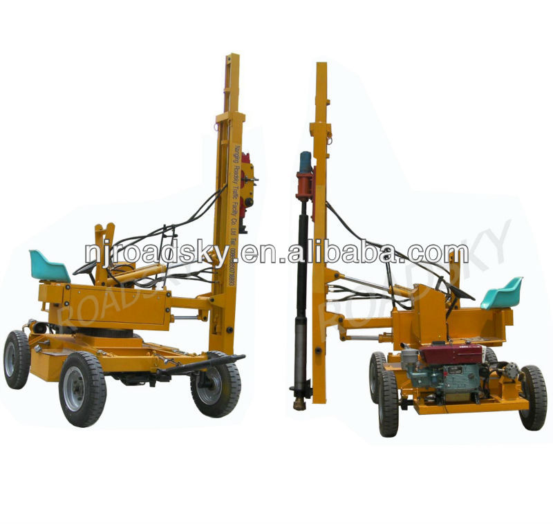 Highway Guardrail Hydraulic Pile Driving Equipment