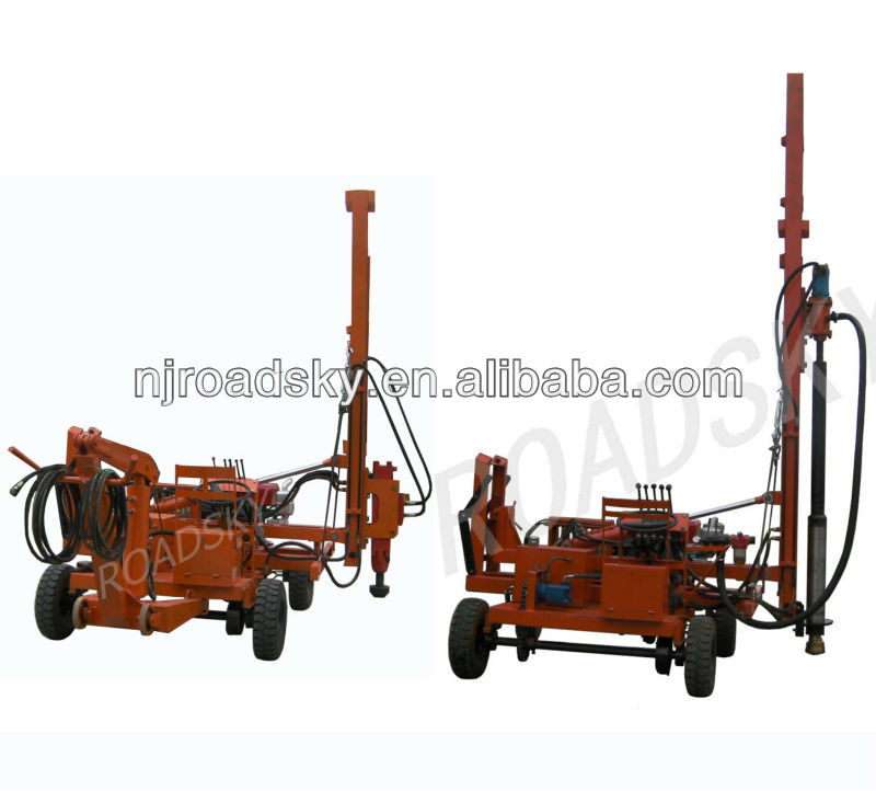 Highway Guardrail Hydraulic Pile Driving Machine