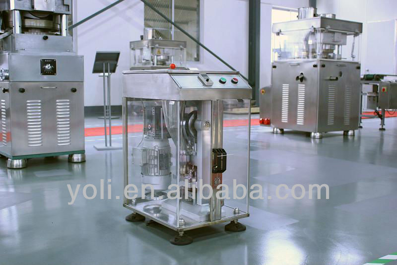 Hign standard GMP,the body with glass, no dust & safe ,DP-12 series Single Punch Tablet Press Machine