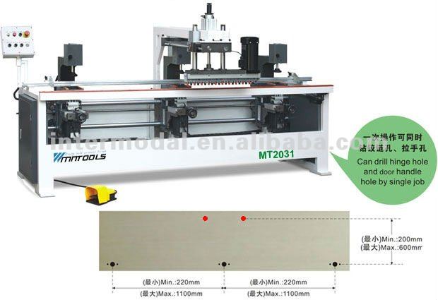 Hinge boring machine