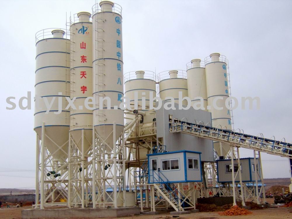 HLS180 concrete mixing plant