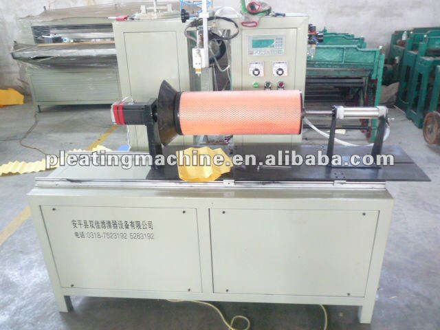 Horizontal air filter gluing and winding machine, Air filter making machine (Factory)