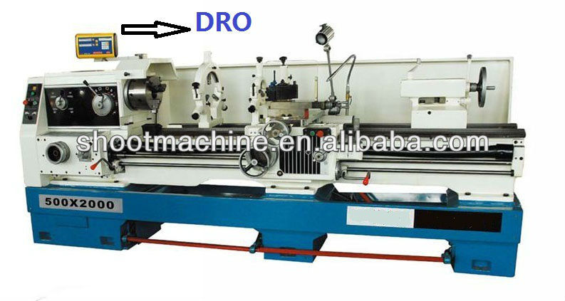 HORIZONTAL LATHE Machine CA6250C(3000mm) with Max. Swing over bed 500mm and Max. Swing over carriage 300mm