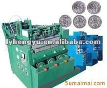 hot automatic high output 4 balls STAINLESS STEEL SCOURER MAKING MACHINE