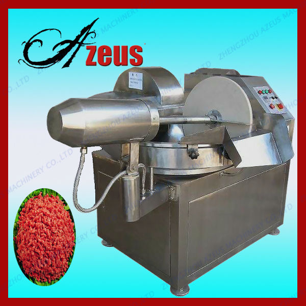 Hot machine bowl chopper for meat