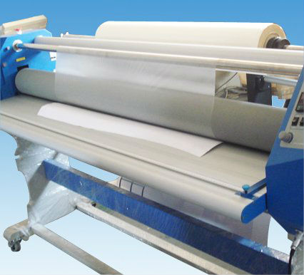 Hot melt fabric laminating mahcine