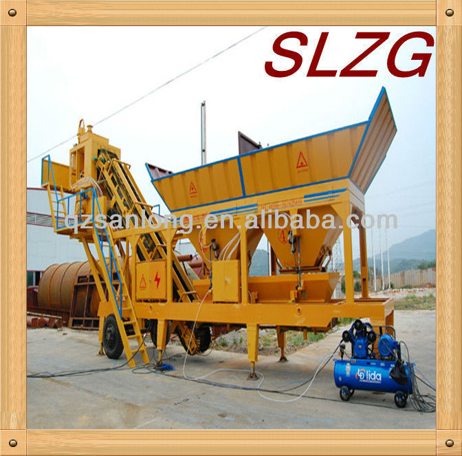 Hot Mobile YHZD35 50000W, JD750 Concrete Twin Shaft Mixer Plant