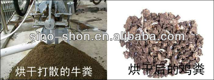 hot organic fertilizer chicken dryer machine