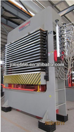 hot press machine /melamine laminating machine