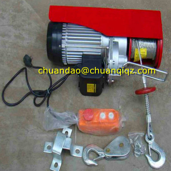 Hot Sale 220V Mini Electric Wire Rope Hoist