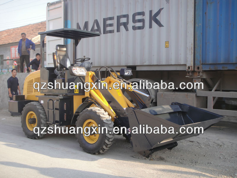 hot sale CE mini truck loader ZL10 with bucket loader low price