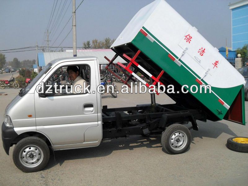 HOT SALE Chang'an Yandi SZD5020MLJ dump sealed mini garbage trucks for sale