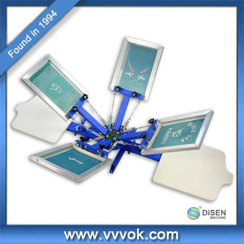 Hot sale cheap screen printing equipment Manual07-4color Hot sale cheap screen printing equipment