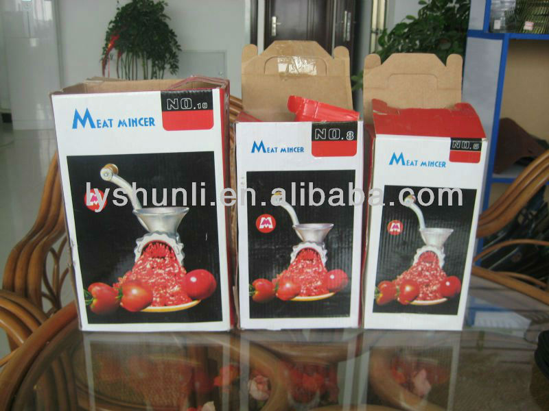 Hot sale Handle operating meat mincer, Manual Meat Grinder