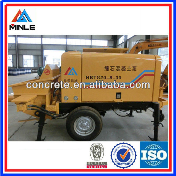 Hot Sale Small Portable Concrete Pump(HBTS20-8-30)