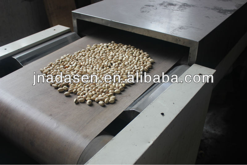 Hot sales industrial conveyor belt type microwave for pistachio nuts roasting