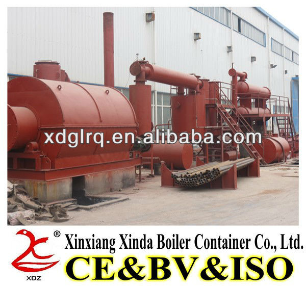 Hot Selling! 100% No Pollution Waste Plastic&Tyre Pyrolysis Plant Manufacturer in China