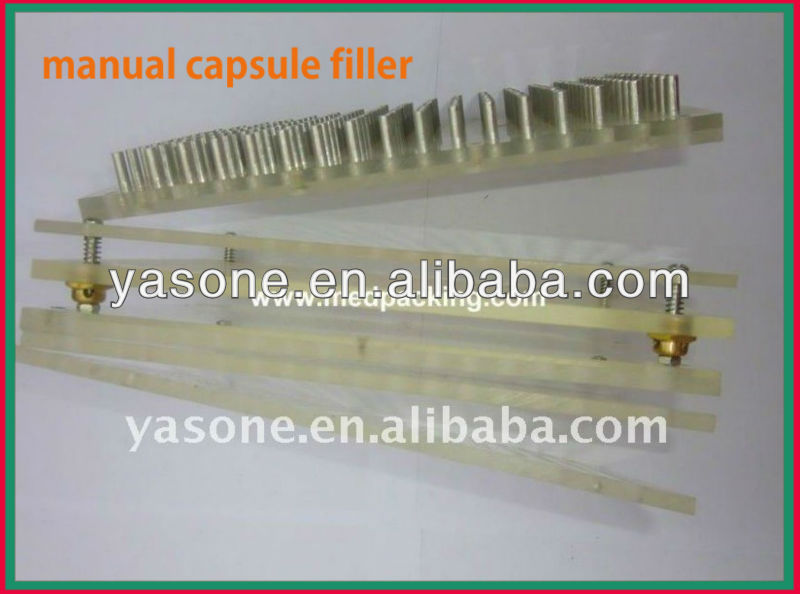 Hot selling 187 holes Manual Capsule Filler with tamping tool 187pcs/time size 1# YSC-D621