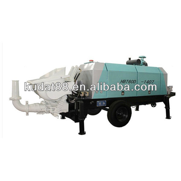 HOT SELLING 60m3/h Diesel Engine Trailer Concrete Pumps