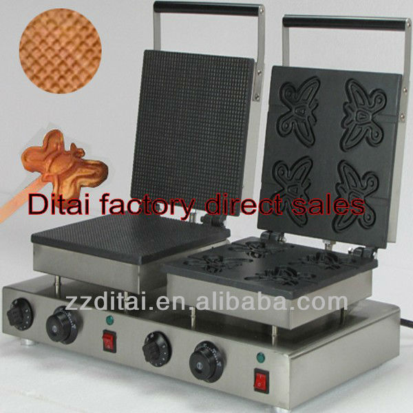 Hot selling butterfly shape pancake waffle maker(factory)