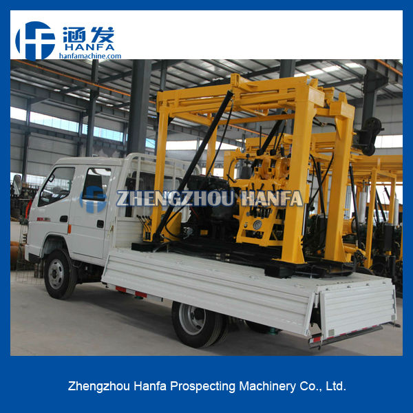 Hot Selling!! HFT200 bore well drilling truck