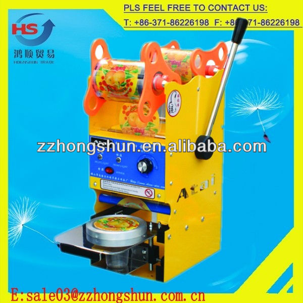 hot selling!!! Portable plastic cup sealing machine