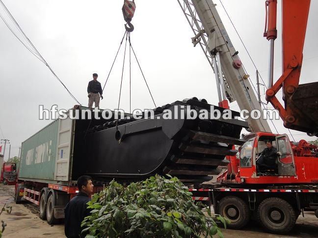 Hot! Steel Pontoon or Swamp Undercarriage of Amphibious Excavators