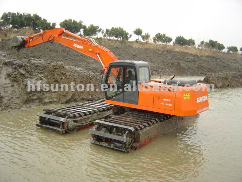 Hot! SUNTON SE200 Amphibious Excavator Swamp Excavator for Sale!