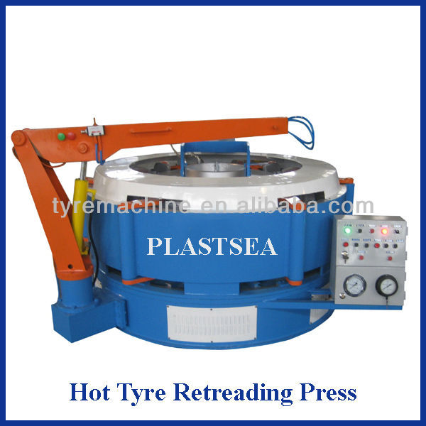 Hot tire rereading press