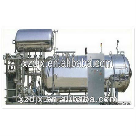 hot water steam spray retort machine