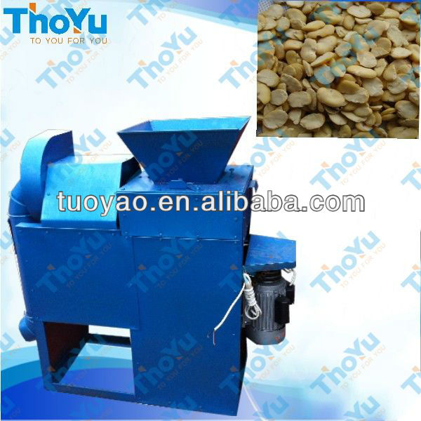 How to peel the skin of pea bean processing machine