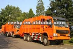HOWO 10 wheel garbage truck for sale