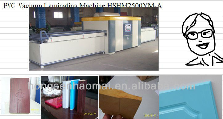 HSHM2500YM-A vacuum pressing machine with automatic controlling system