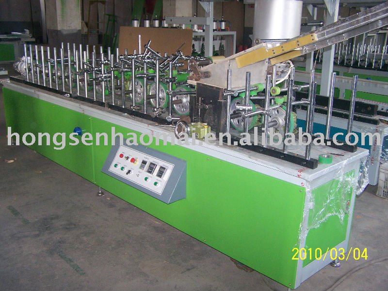 HSHM300BF-D wooden veneer profile wrapping machine
