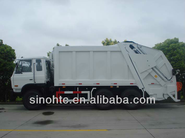 HTC 6x4 20 CUB compressible garbage truck