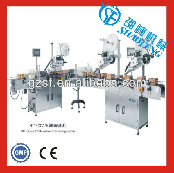 HTT-CCA Automatic carton corner labeling machine