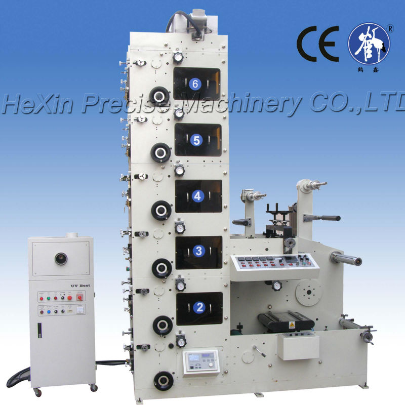 HX320-6C-B Self-adhesive Label Flexo Printing Machine