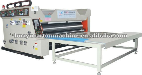 HY-A Flexo carton and corrugated box printing slotting machine/ flexo printer slotter