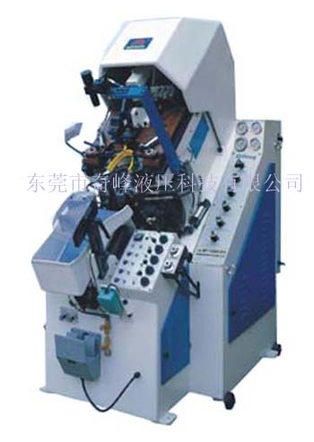 Hydraulic auto-cement toe lasting machine