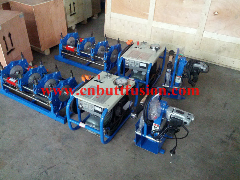 Hydraulic butt fusion hdpe poly pipe plastic pipe welder