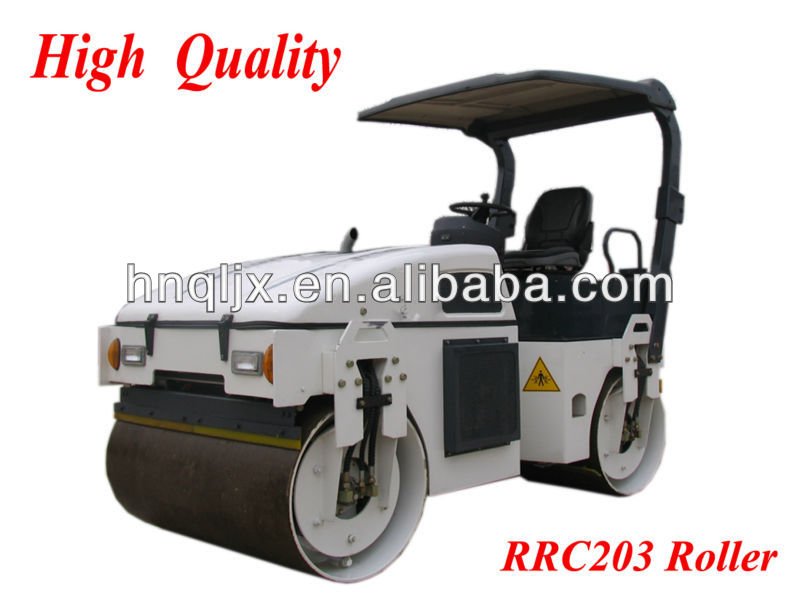 Hydraulic double drum vibratory road roller--RRC203 roller