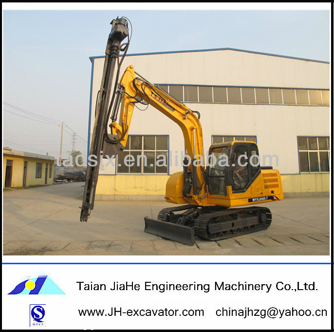 Hydraulic Excavator Three Arms Type Drilling Rig